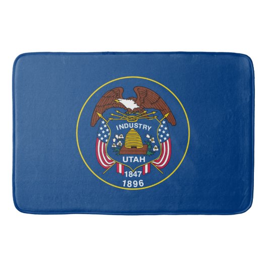 Utah State Flag Design Badematte (Vorderseite)