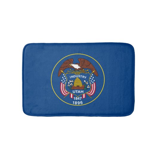 Utah State Flag Design Badematte (Vorderseite)