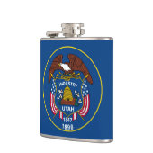 Utah State Flag Design Flachmann (Links)