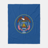 Utah State Flag Design Fleecedecke (Vorderseite)
