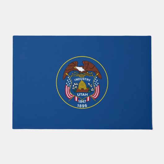 Utah State Flag Design Fußmatte (Vorderseite)