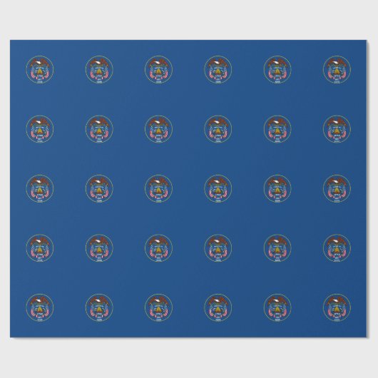 Utah State Flag Design Geschenkpapier (Flach)