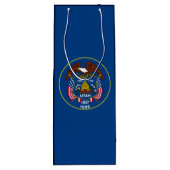 Utah State Flag Design Geschenktüte Für Weinflaschen (Rückseite)