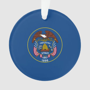 Utah State Flag Design Ornament