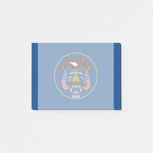 Utah State Flag Design Post-it Klebezettel (Vorderseite)