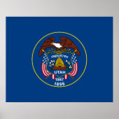 Utah State Flag Design Poster (Vorne)