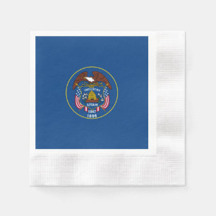 Utah State Flag Design Serviette