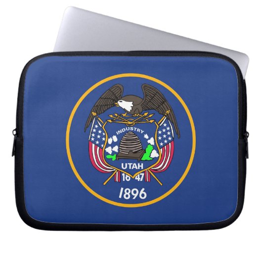Utah State Flag Laptop Sleeve (Vorderseite)