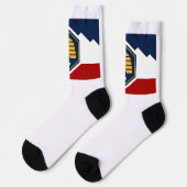 Utah State flag Socken (Linkes Detail)