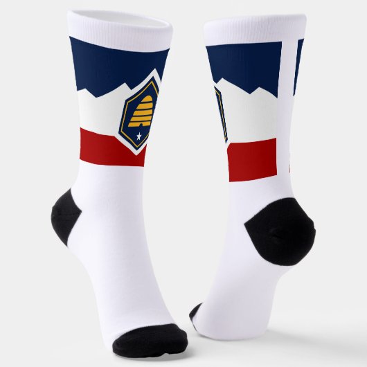 Utah State flag Socken (Gewinkelt)