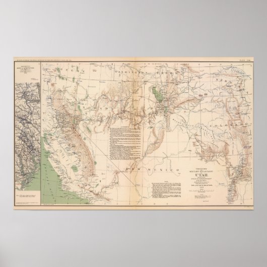 Utah Terr & Mil Dept Poster (Vorne)
