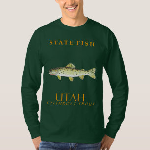 Utah Territory Fish Bonneville Cutthroat Foreut T-Shirt