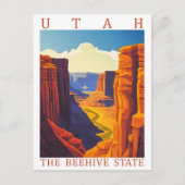 Utah the Beehive Staat USA Travel Place Postkarte (Vorderseite)