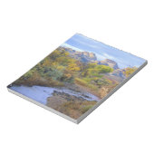 UTAH. USA. Angenehmer Bach im Herbst bei Sonnenauf Notizblock (Rotiert)