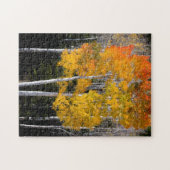 Utah, USA. Aspen Trees (Populus Tremuloides) 3 Puzzle (Horizontal)