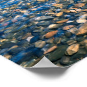 UTAH. USA. Das klare Wasser des Bärensees zeigt Poster (Ecke)