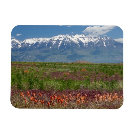 Utah, USA. Der Mt. Timpanogos erhebt sich darüber Magnet (Horizontal)