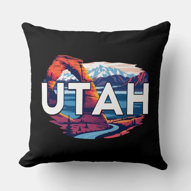 Utah USA Kissen (Vorderseite)