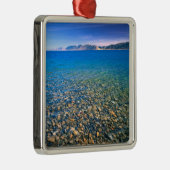 UTAH. USA. Klare Gewässer des Bärensees Silbernes Ornament (Rechts)