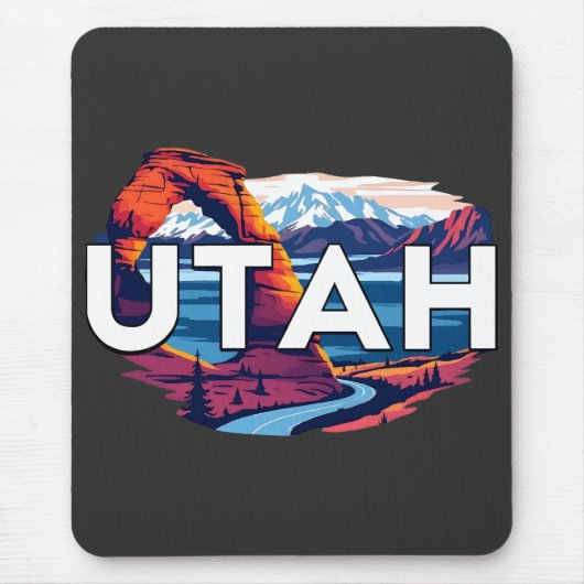 Utah USA Mousepad (Vorne)