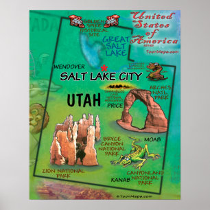 Utah USA Poster