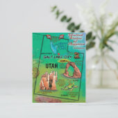 Utah USA Postkarte (Stehend Vorderseite)