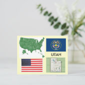 Utah, USA Postkarte (Stehend Vorderseite)