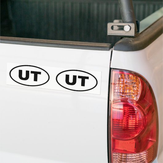 Utah UT Oval Autoaufkleber (Auf Lkw)