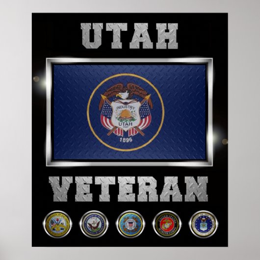 Utah Veteran Poster (Vorne)