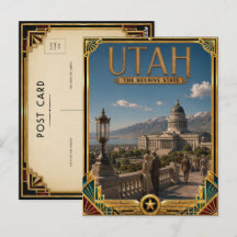Utah Vintage Art Deco Golden Age