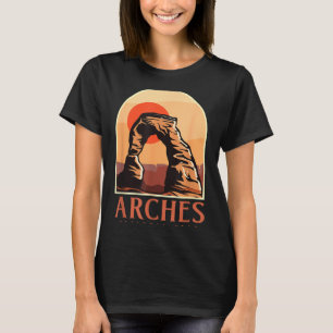 Utah Vintage Retro Wandern Camping Arches National T-Shirt