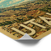 Utah Vintage Travel Poster (Ecke)