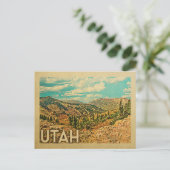 Utah Vintage Travel Postkarten (Stehend Vorderseite)