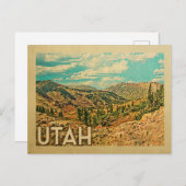 Utah Vintage Travel Postkarten (Vorne/Hinten)