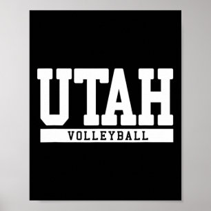 Utah Volleyball Poster