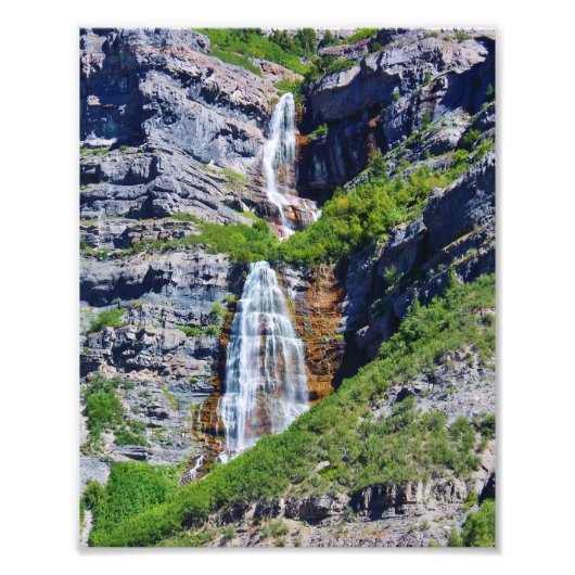 Utah Wasserfall #1a - Framable Foto (Vorne)