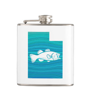 Utah Wave Fishing Flachmann