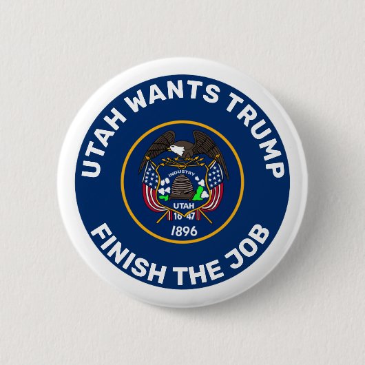 Utah Will Trump Button (Vorderseite)