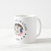 Utah-Zeichen Kaffeetasse (VorderseiteRechts)