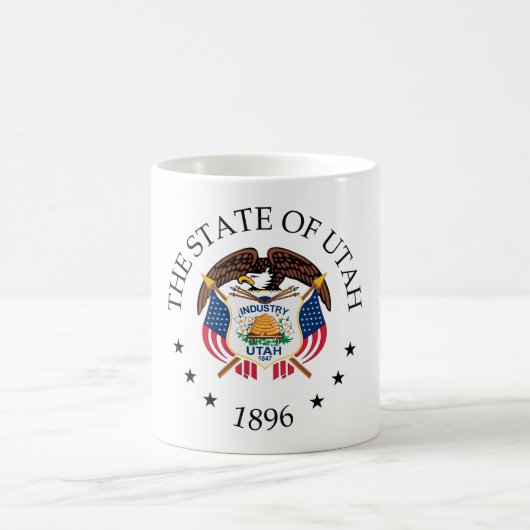 Utah-Zeichen Kaffeetasse (Mittel)