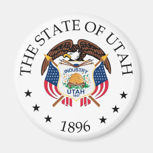 Utah-Zeichen Magnet