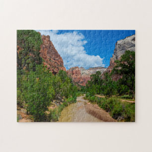 Utah Zion Mountains. Puzzle