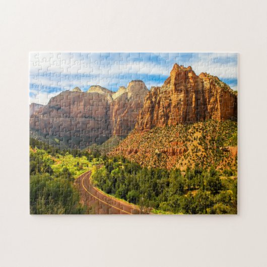 Utah Zion Mountains. Puzzle (Horizontal)