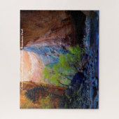 Utah Zion Mountains. Weihnachtsgrüße Puzzle (Vertikal)