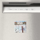 Utah zum Skifahren! Magnet (In Situ (Geschirrspüler))