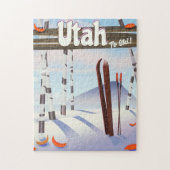 Utah zum Skifahren! Puzzle (Vertikal)