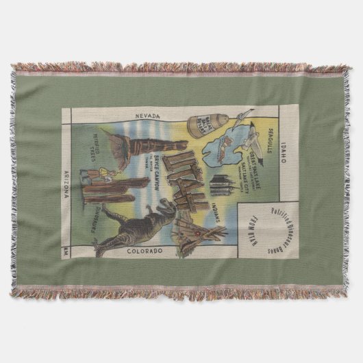 UtahDepictions der Standorte, zum in UtahUtah zu Decke (Vorderseite)