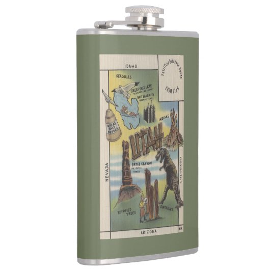 UtahDepictions der Standorte, zum in UtahUtah zu Flachmann (Rechts)