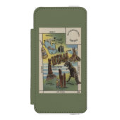 UtahDepictions der Standorte, zum in UtahUtah zu Incipio iPhone Geldbeutel-Hülle (Folio Vorderseite)