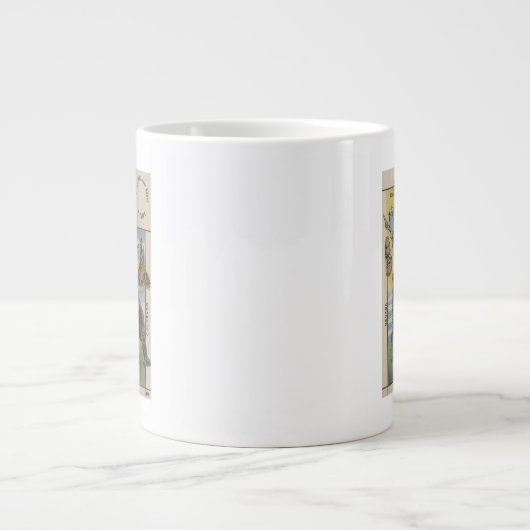 UtahDepictions der Standorte, zum in UtahUtah zu Jumbo-Tasse (Vorderseite)